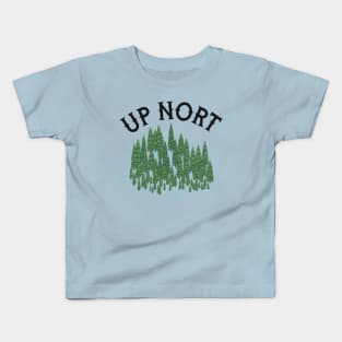 Up Nort ))(( Midwest Speak Cottage Lake Life Kids T-Shirt